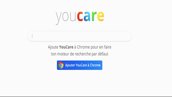 YouCare, moteur de recherche caritatif