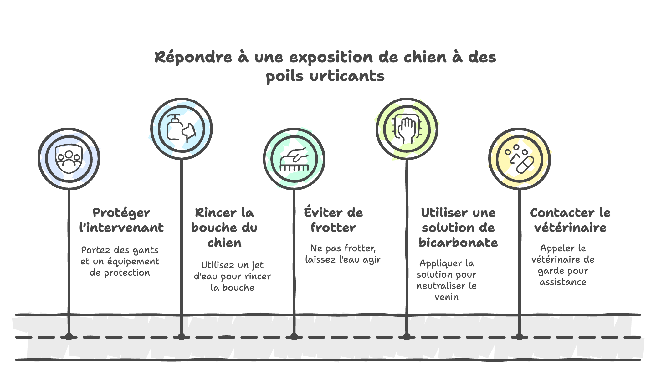 Infographie chenilles processionnaires, symptômes